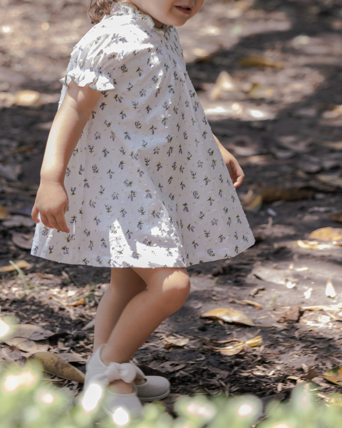 Vestido Carmen - Floral verde