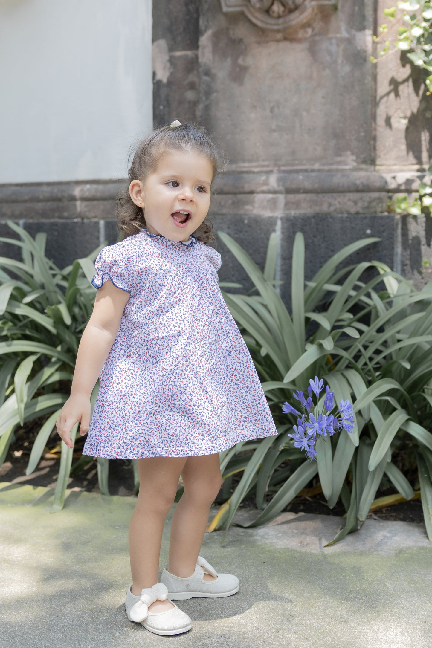 Vestido Carmen - Floral rojo