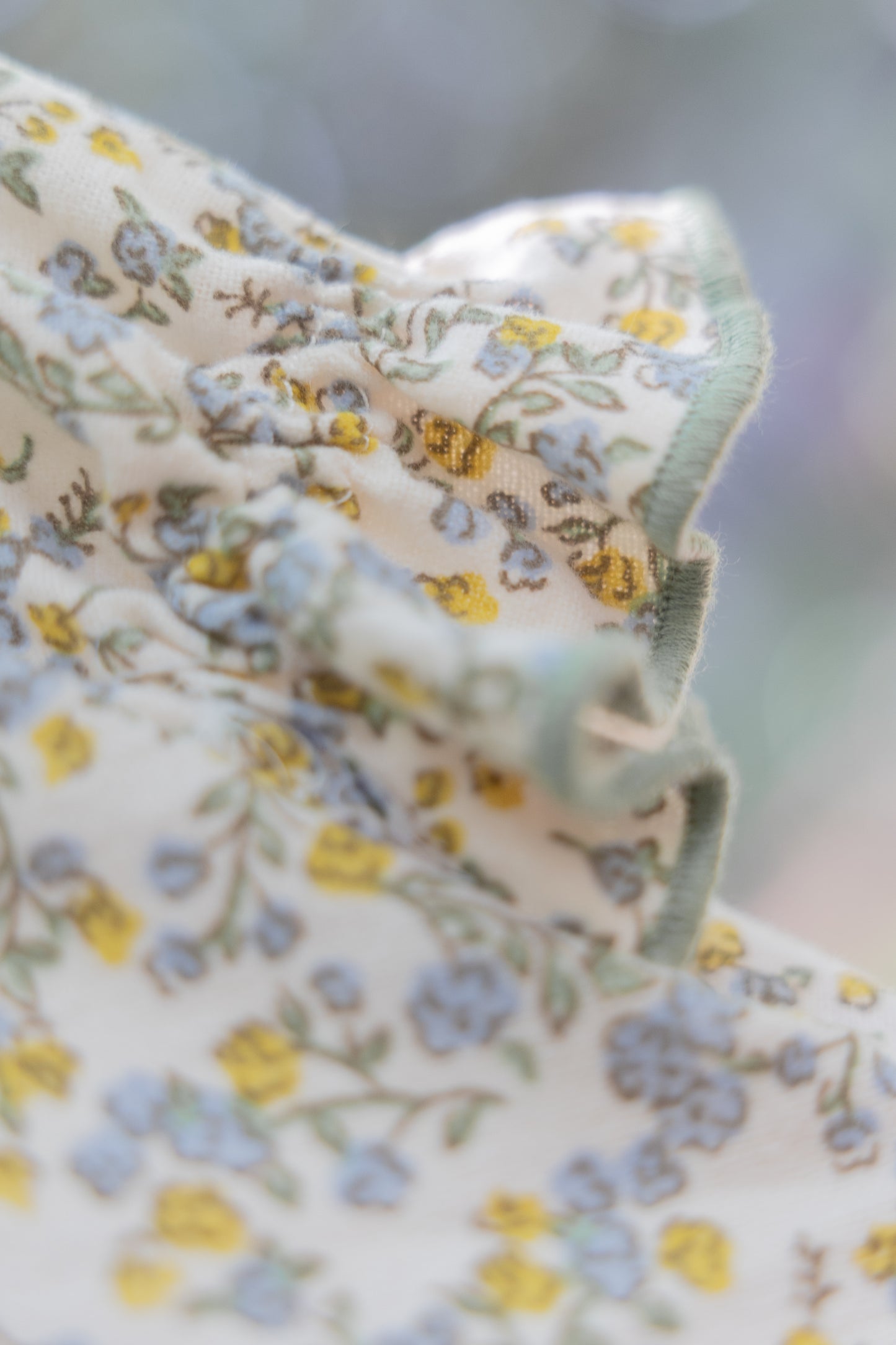 Vestido Carmen - Floral azul