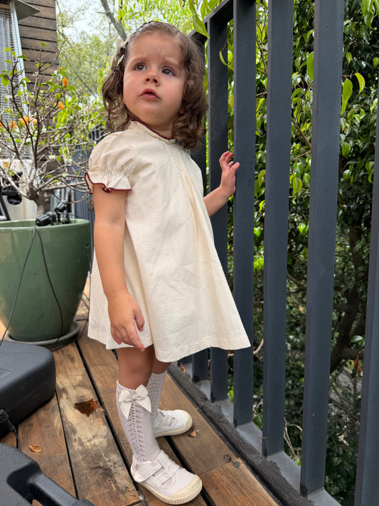 Vestido Carmen - Beige