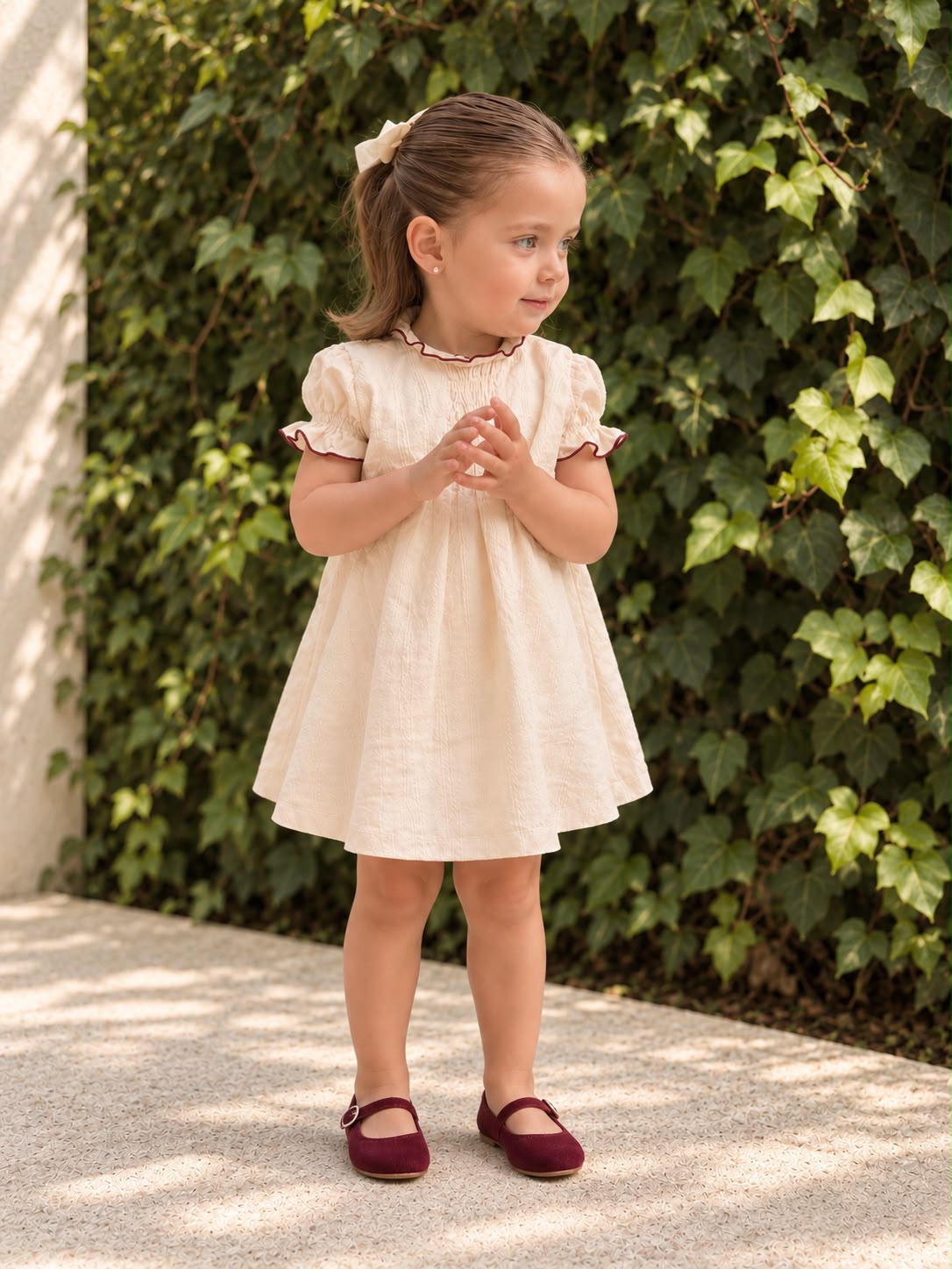 Vestido Carmen - Beige