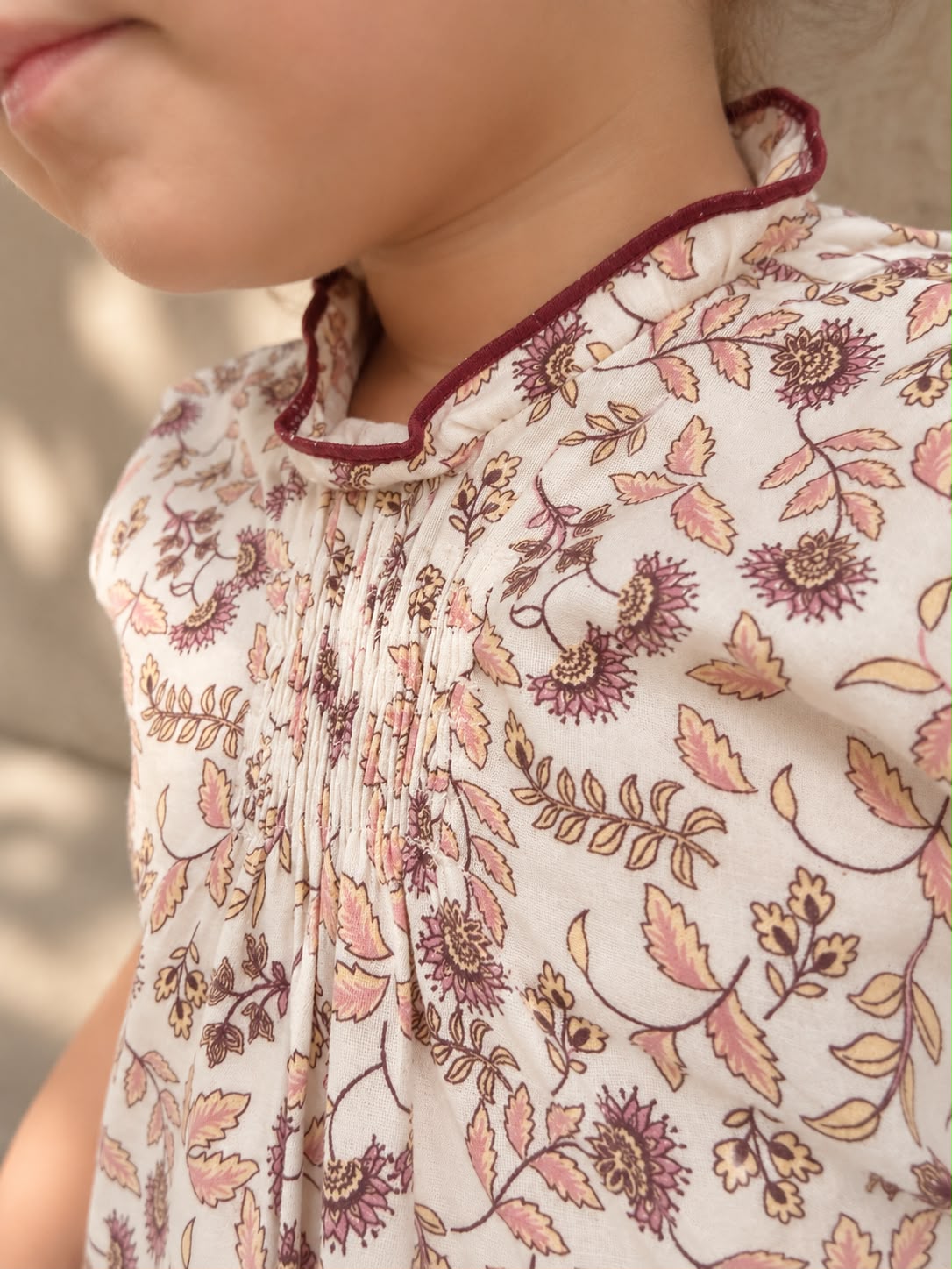 Vestido Carmen - Flor vino