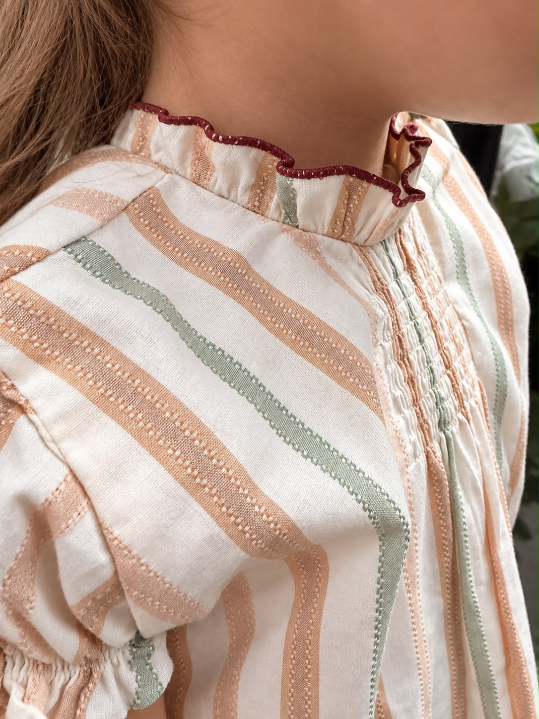 Vestido Carmen - Rayas pastel
