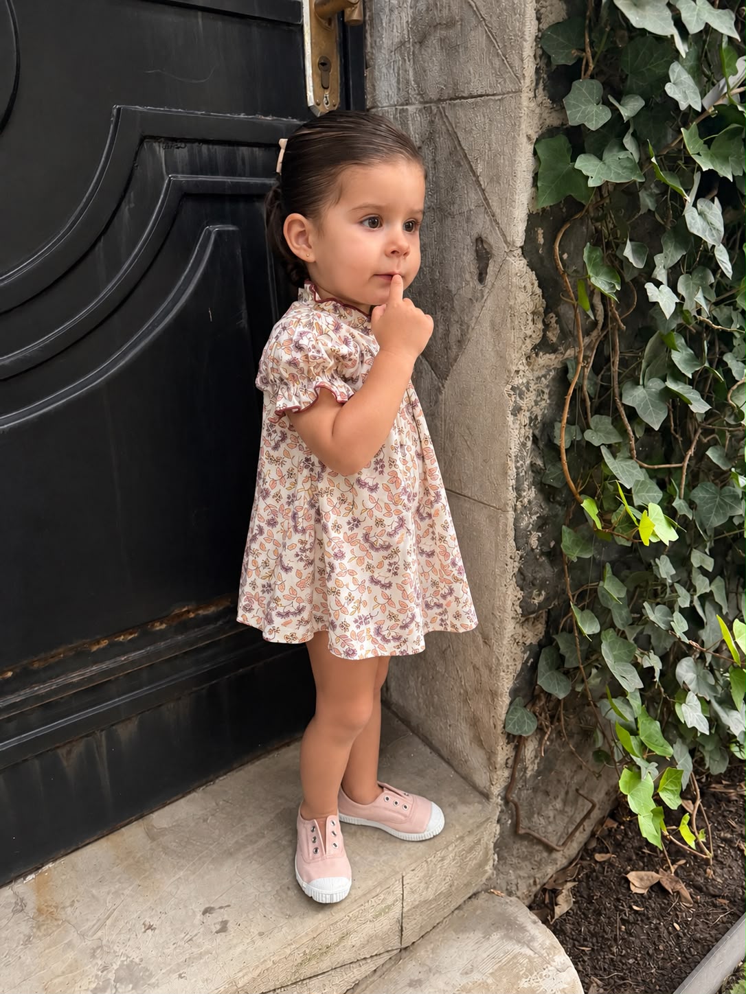 Vestido Carmen - Flor vino