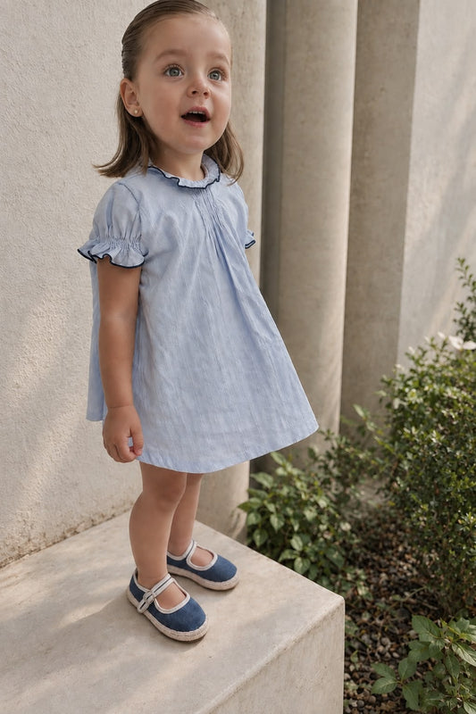 Vestido Carmen - Azul